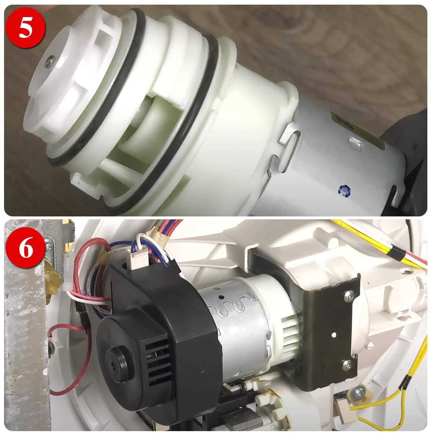 154844301 Dishwasher Circulation Pump Motor Compatible With Frigidaire - Cheap Fitting