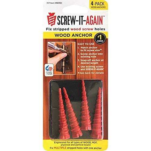 Screw-It-Again Wood Anchor - Cheap Fitting