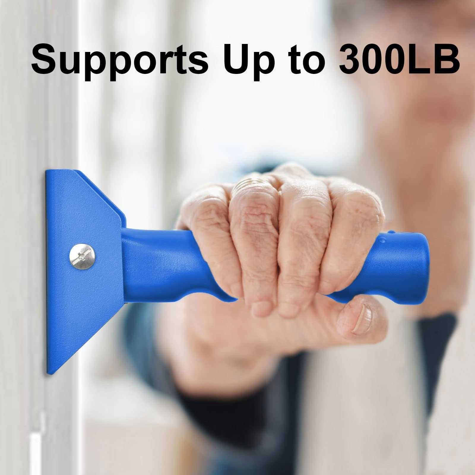 iGuerburn Doorway Flip Assist Handle, Door Assistant Support Grip Handle, Doorway Stair Assist Grab Bar for Elderly or People Who with Balance Issues - Cheap Fitting