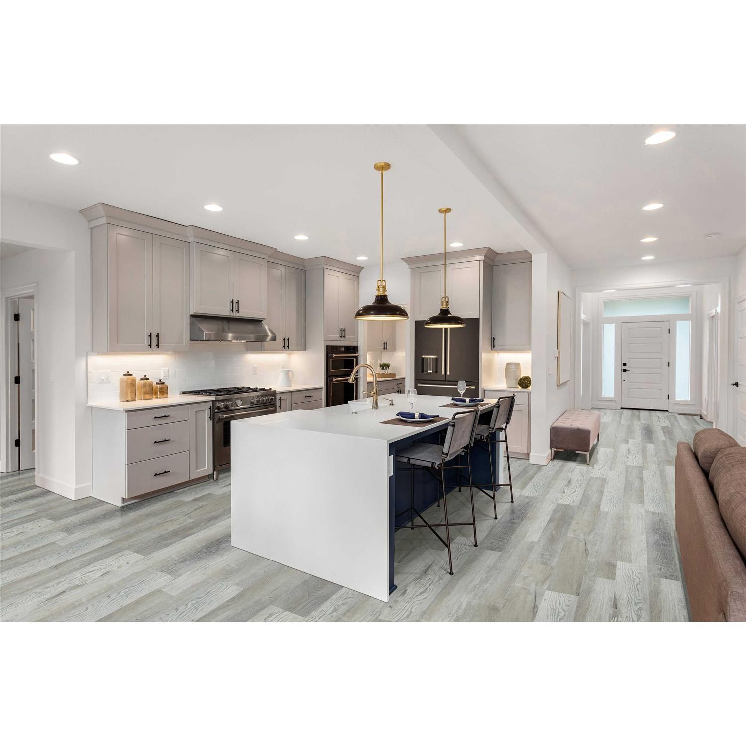 Aldhurst Heathered Barnwood Rigid Core Luxury Vinyl Plank Flooring - Cheap Fitting