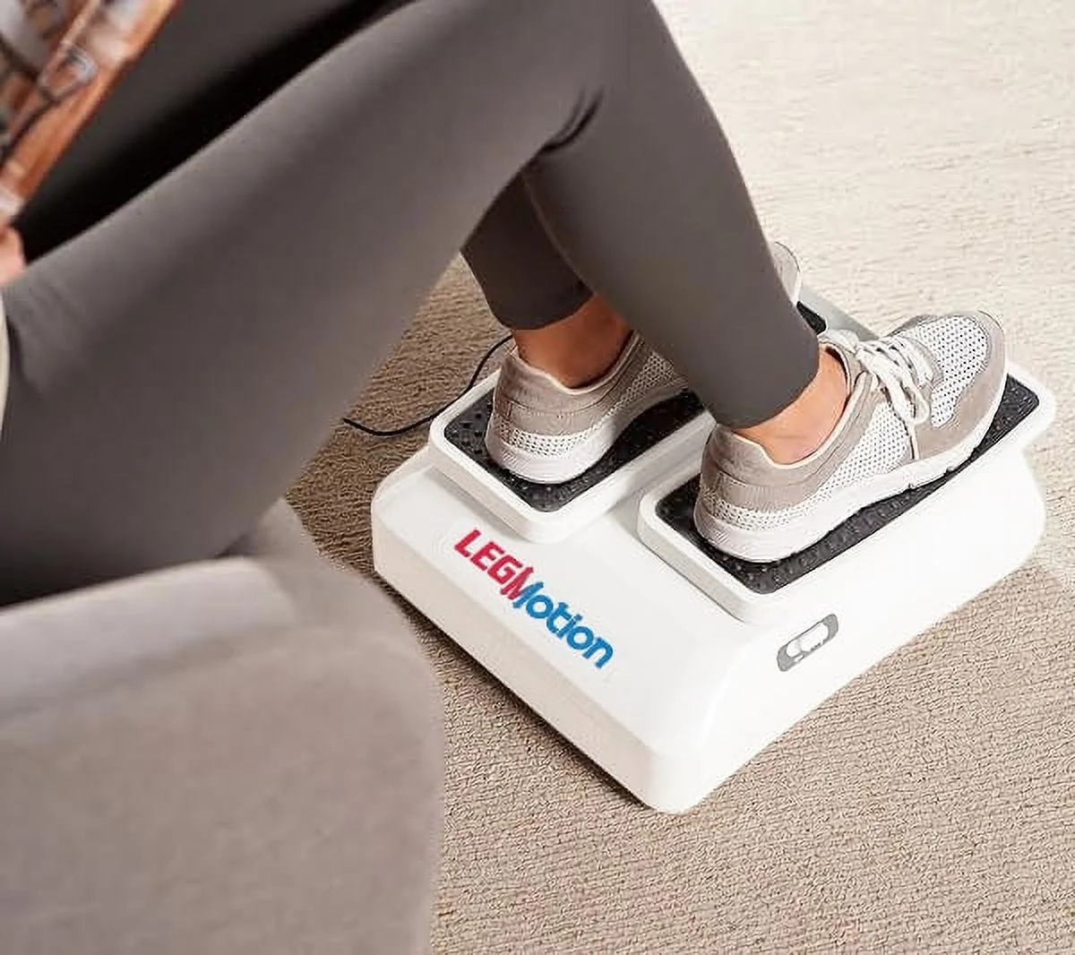 LegMotion Electric Leg Exerciser with Remote Control, 2 Speeds, Portable Leg Exercise Machine for Home and Office Use - Cheap Fitting