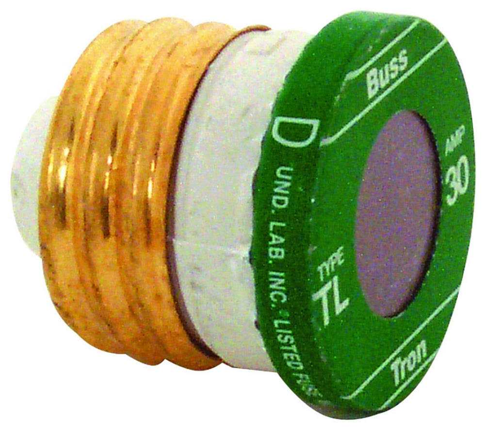 Bussmann 30A Time Delay TL Plug Fuse TL-30 - Cheap Fitting