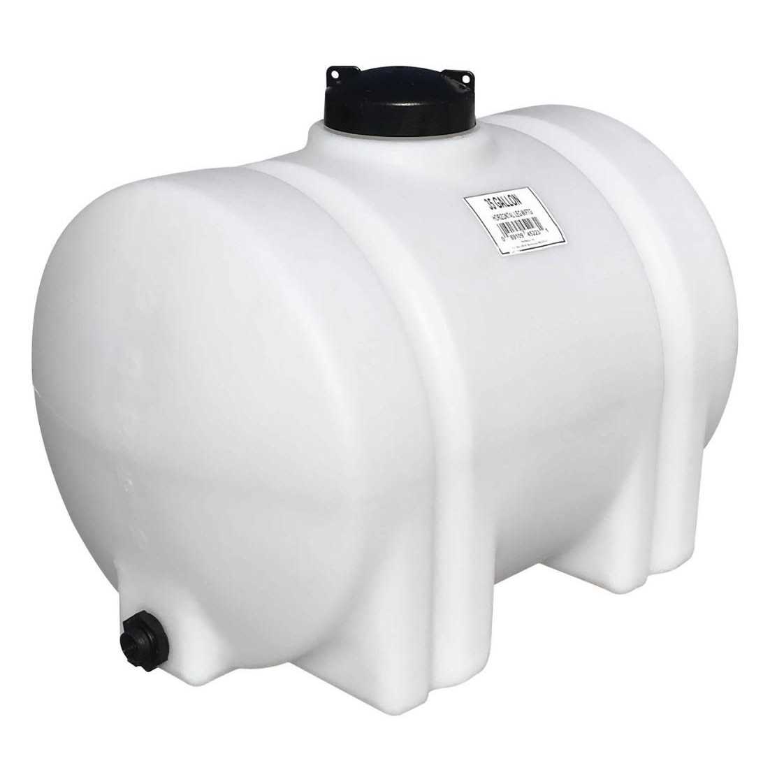 Norwesco Horizontal Leg Tank 35 Gal - Cheap Fitting