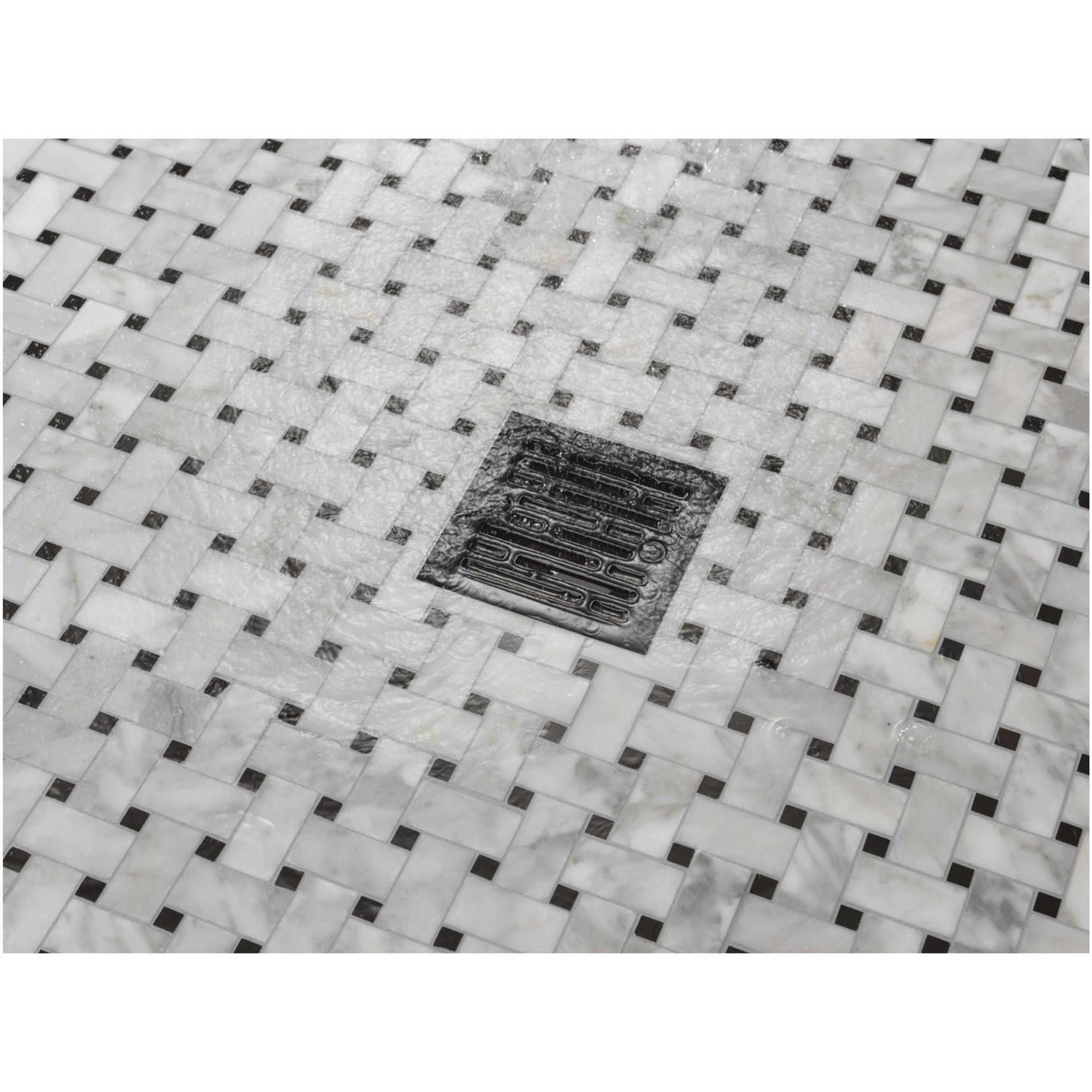 Delta DT062412 4 Inch Tile-In Square Shower Drain - Cheap Fitting