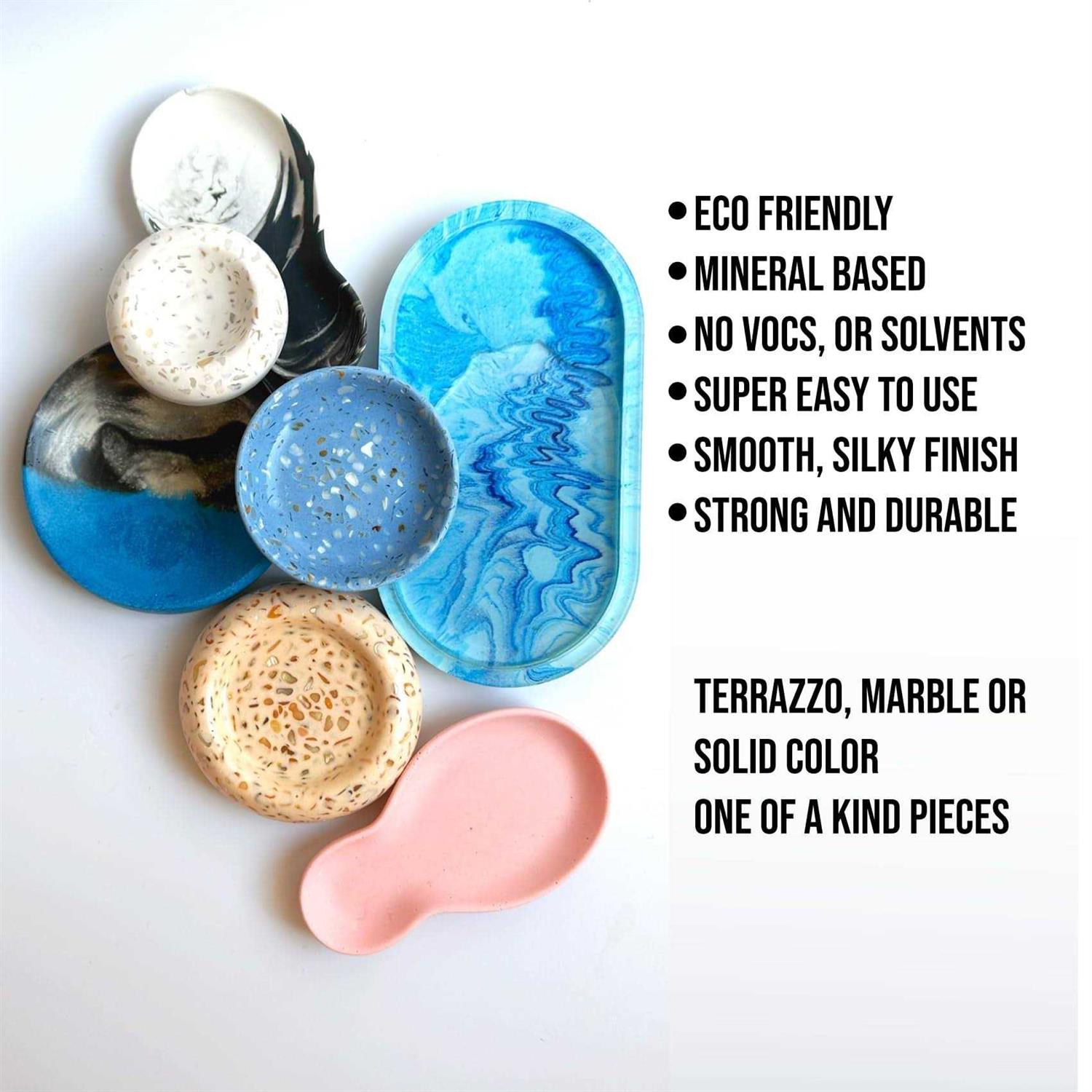 Eco Stone Eco Casting Set Non-Toxic Plaster of Paris Powder Alternative - Cheap Fitting