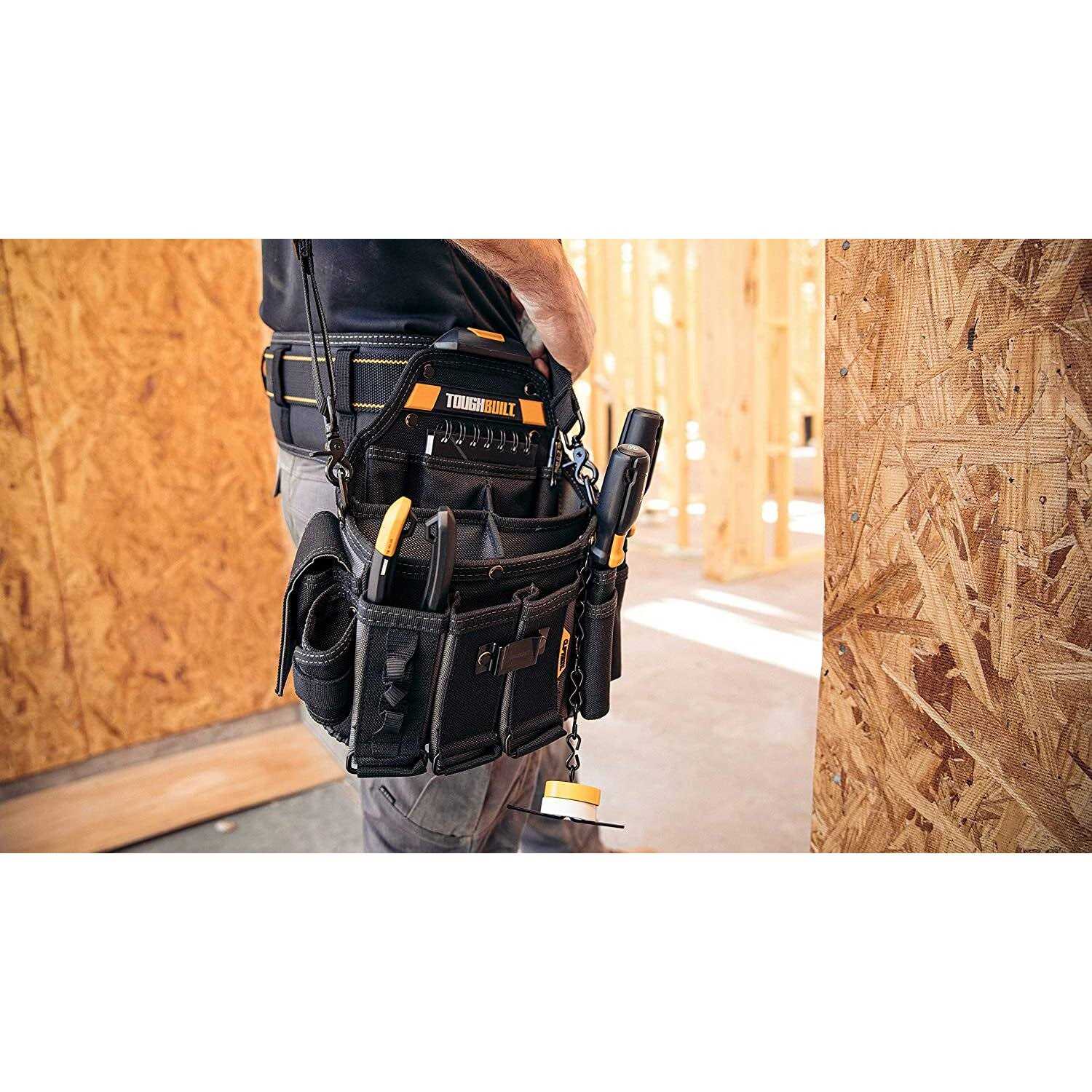 Toughbuilt Master Electrician Pouch + Shoulder Strap - Cheap Fitting