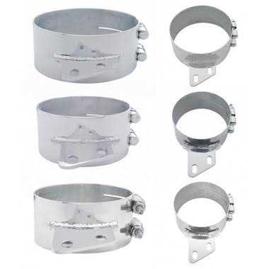 6 Stainless Butt Joint Exhaust Clamp - Cheap Fitting