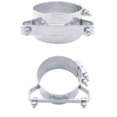 United Pacific 5 Stainless Wide Band Exhaust Clamp 10331 - Cheap Fitting