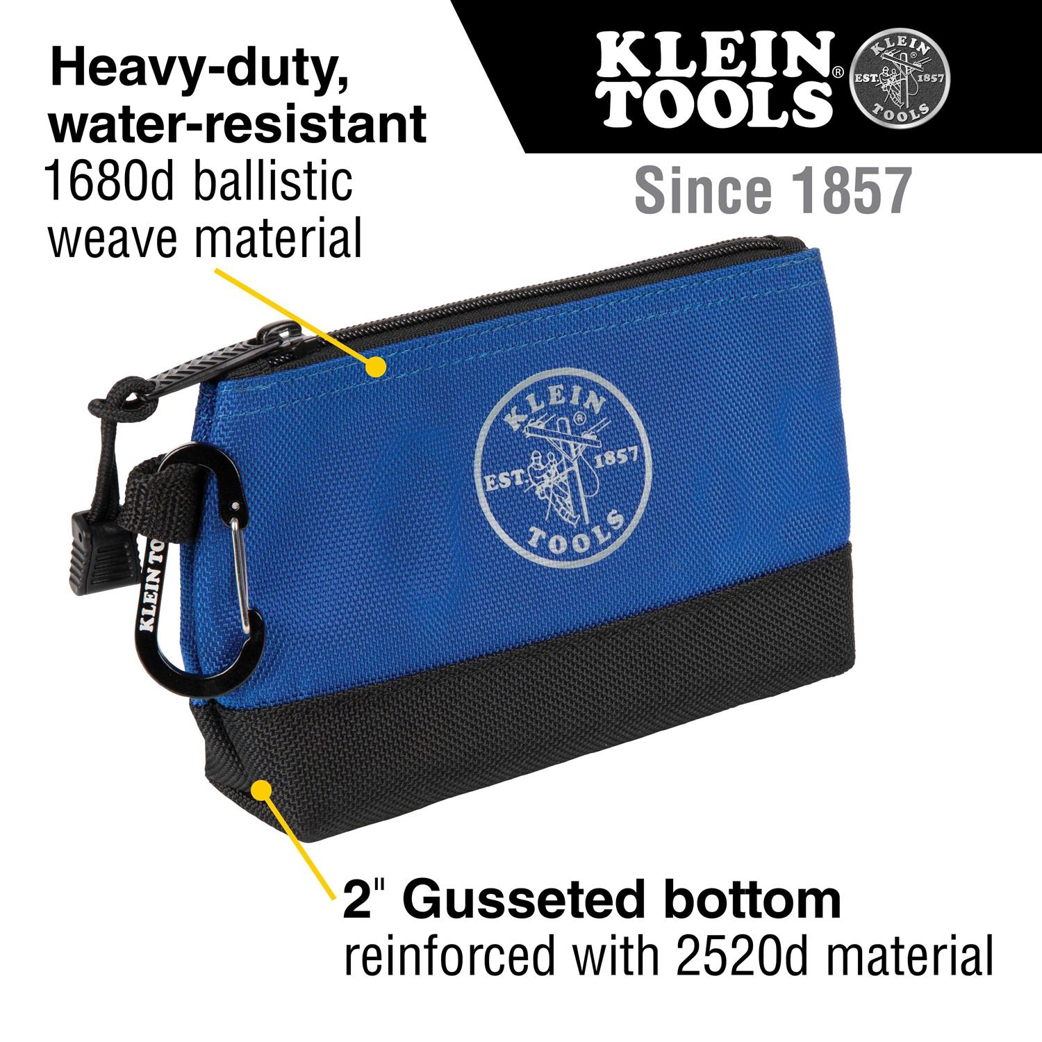Klein Tools 55559 Stand-up Zipper Bags - Cheap Fitting