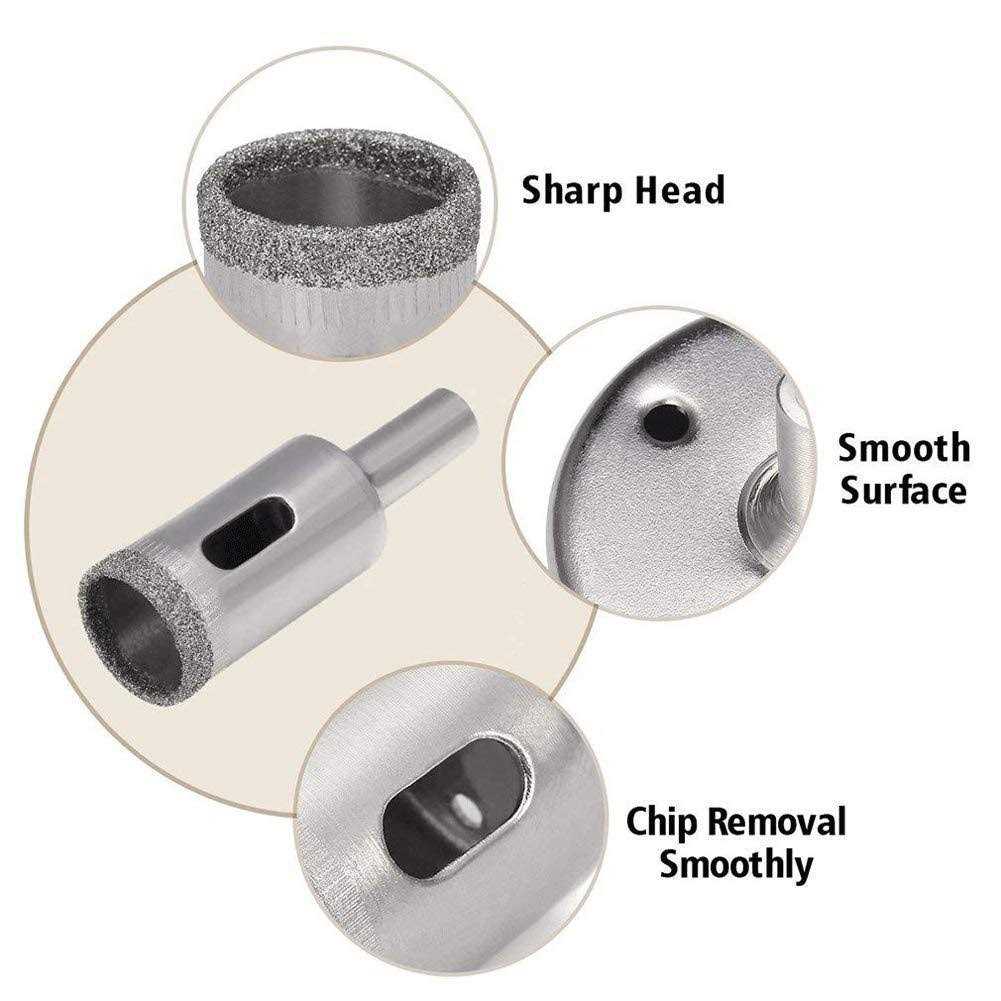 3 Otters Diamond Drill Bit Set Hole 15pcs Hole Saw Set For Glass - Cheap Fitting