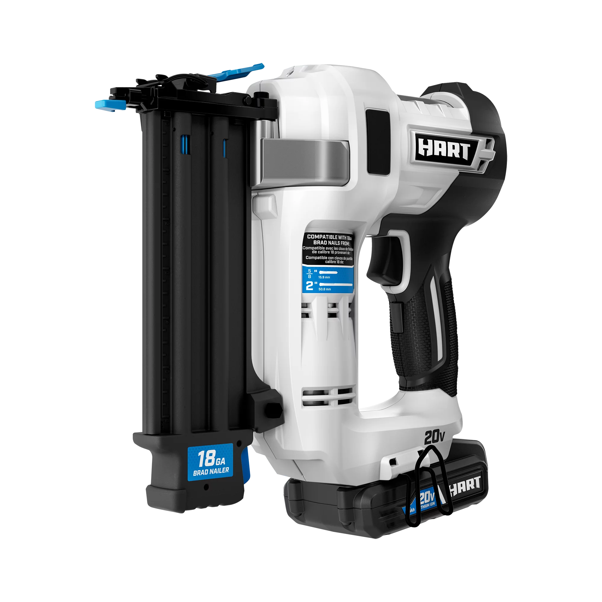 HART 20-Volt Brad Nailer Kit & Brad Nails - Cheap Fitting