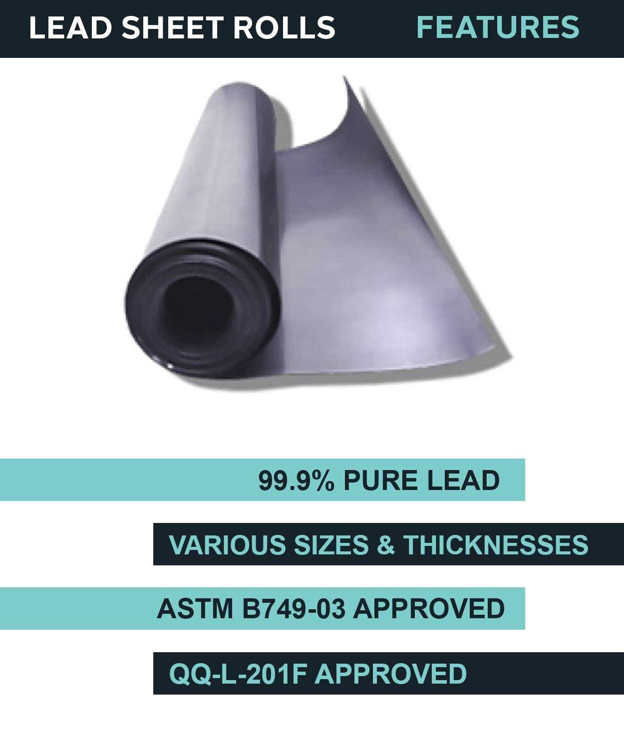 KRT Distributions Lead Sheeting - Cheap Fitting