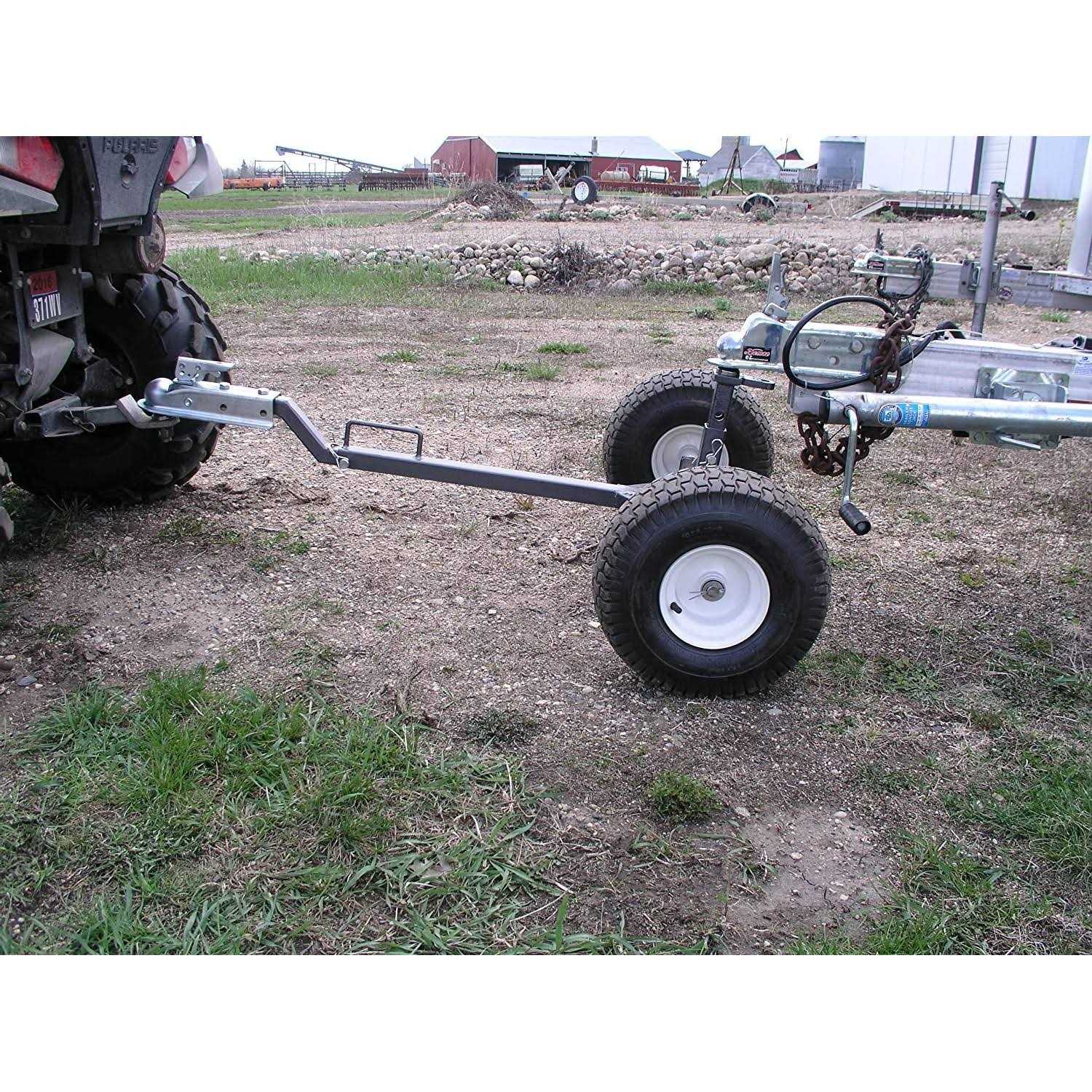 Tow Tuff TMD-800ATV ATV Weight Distributing Adjustable Trailer Dolly - Cheap Fitting
