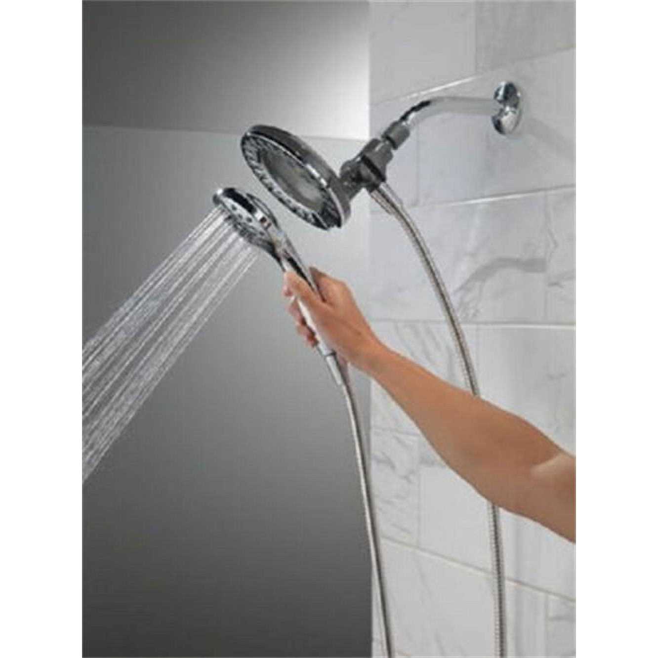 Delta 1.75 GPM 4-Setting 75955 In2ition Dual Shower Head - Cheap Fitting