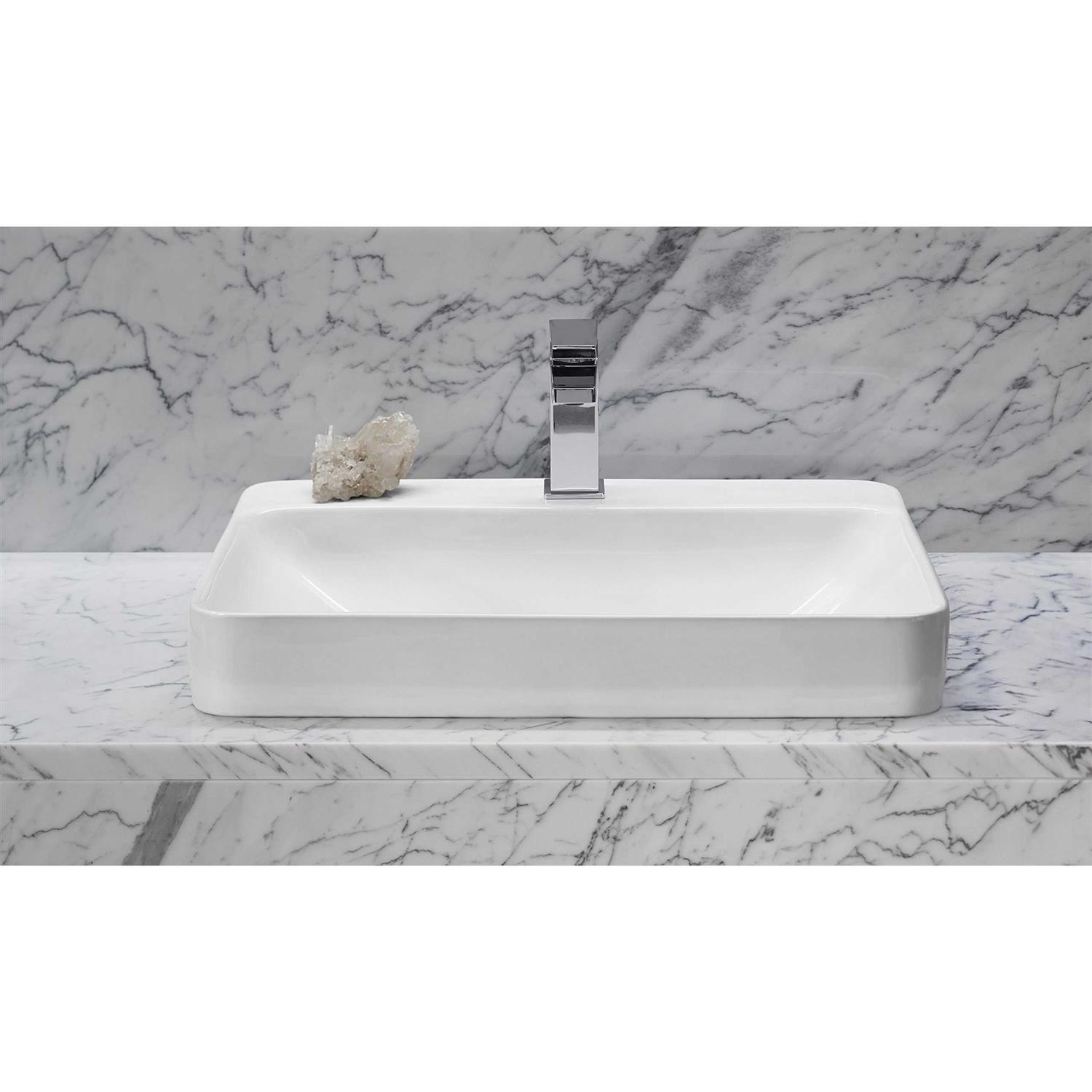 Kohler K-2660-1-0 Vox Rectangle Vessel Bathroom Sink - Cheap Fitting