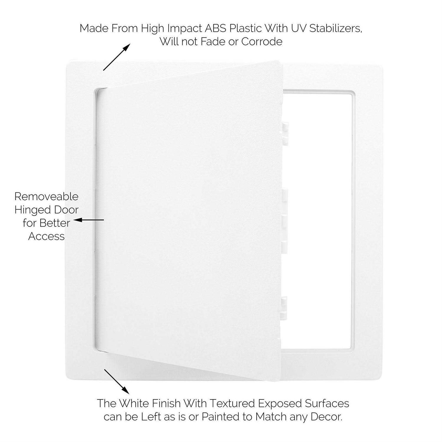 Morvat 12×12 Plastic Access Panel Door - Cheap Fitting