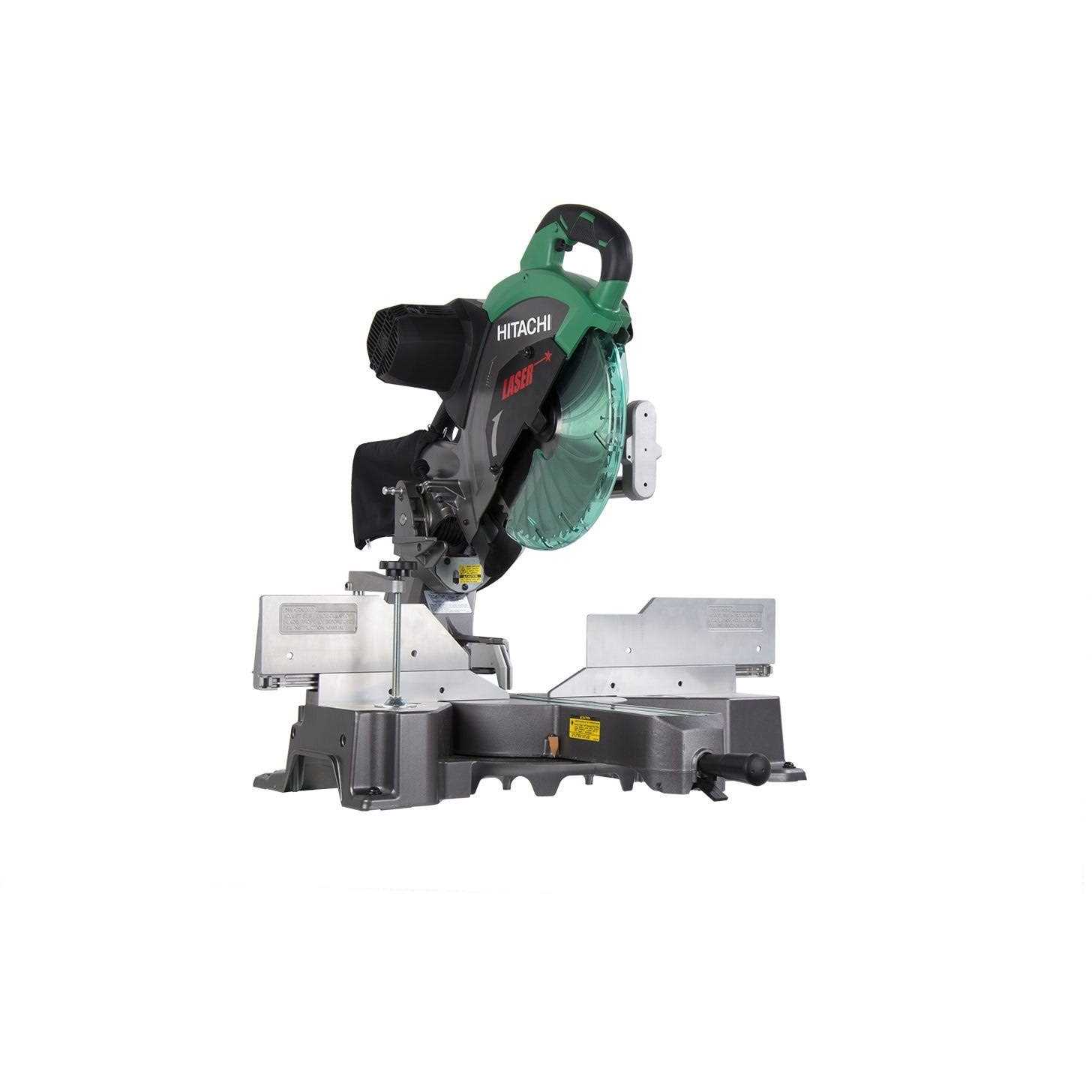Metabo HPT 12-in 15-Amp Dual Bevel Sliding Compound Miter Saw with Laser Guide - Cheap Fitting
