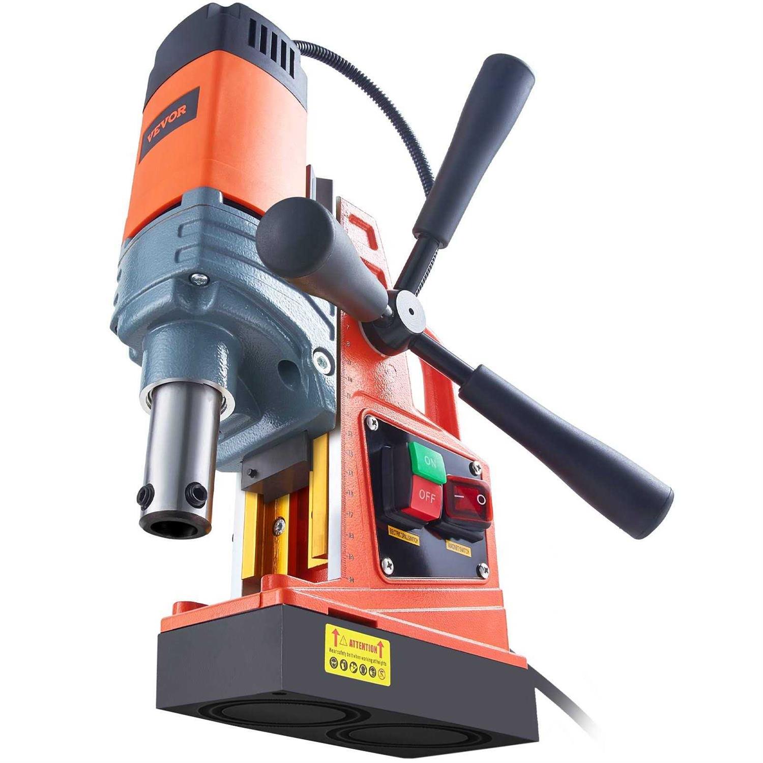 VEVOR Mag Drill Press 1300W 1.57 Boring Diameter 2922lbf Power Portable Magnetic Drill - Cheap Fitting