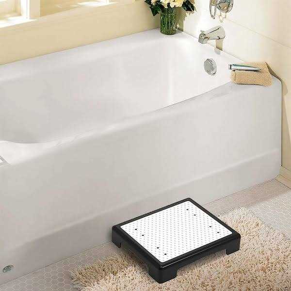 Single Step Polypropylene Wide Platform Indoor/Outdoor Safety Step - Cheap Fitting