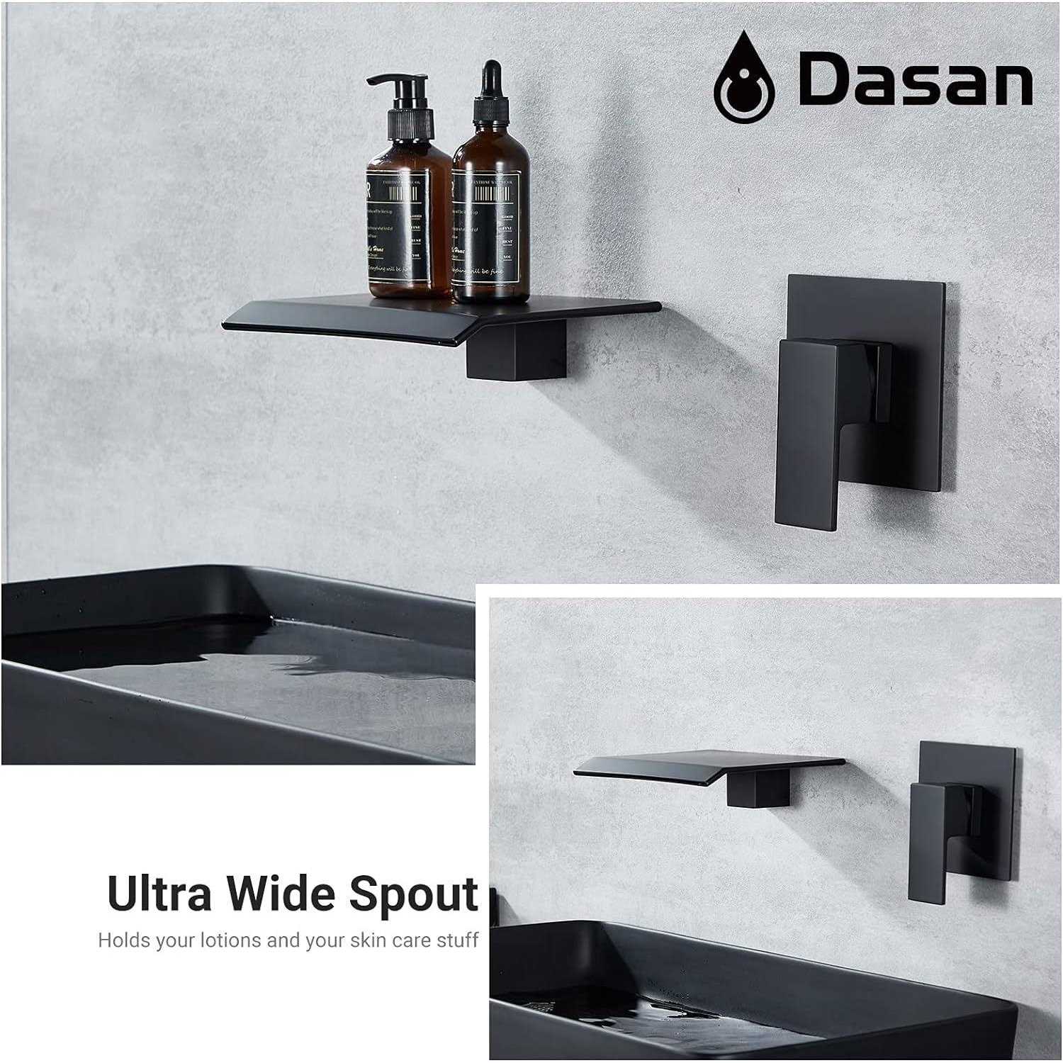 Dasan Wall Mount Waterfall Bathroom Faucet - Cheap Fitting