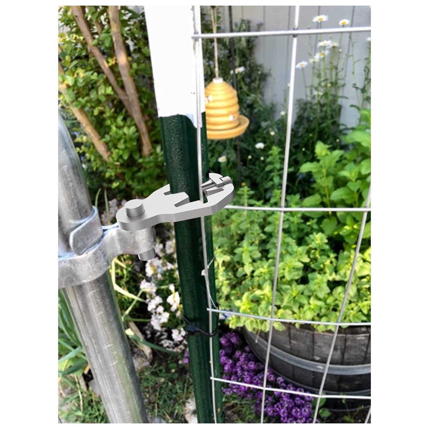 Qualward T-Post gate Hinge Pins Heavy Duty Hang a gate from a Metal T Post - Cheap Fitting