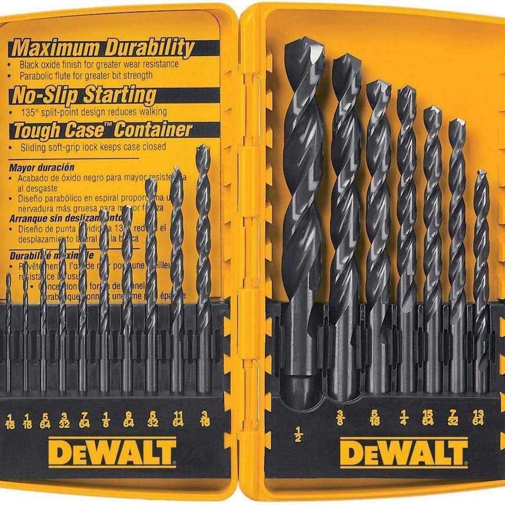 Dewalt DW1167 Black Oxide Drill Bit Set - Cheap Fitting