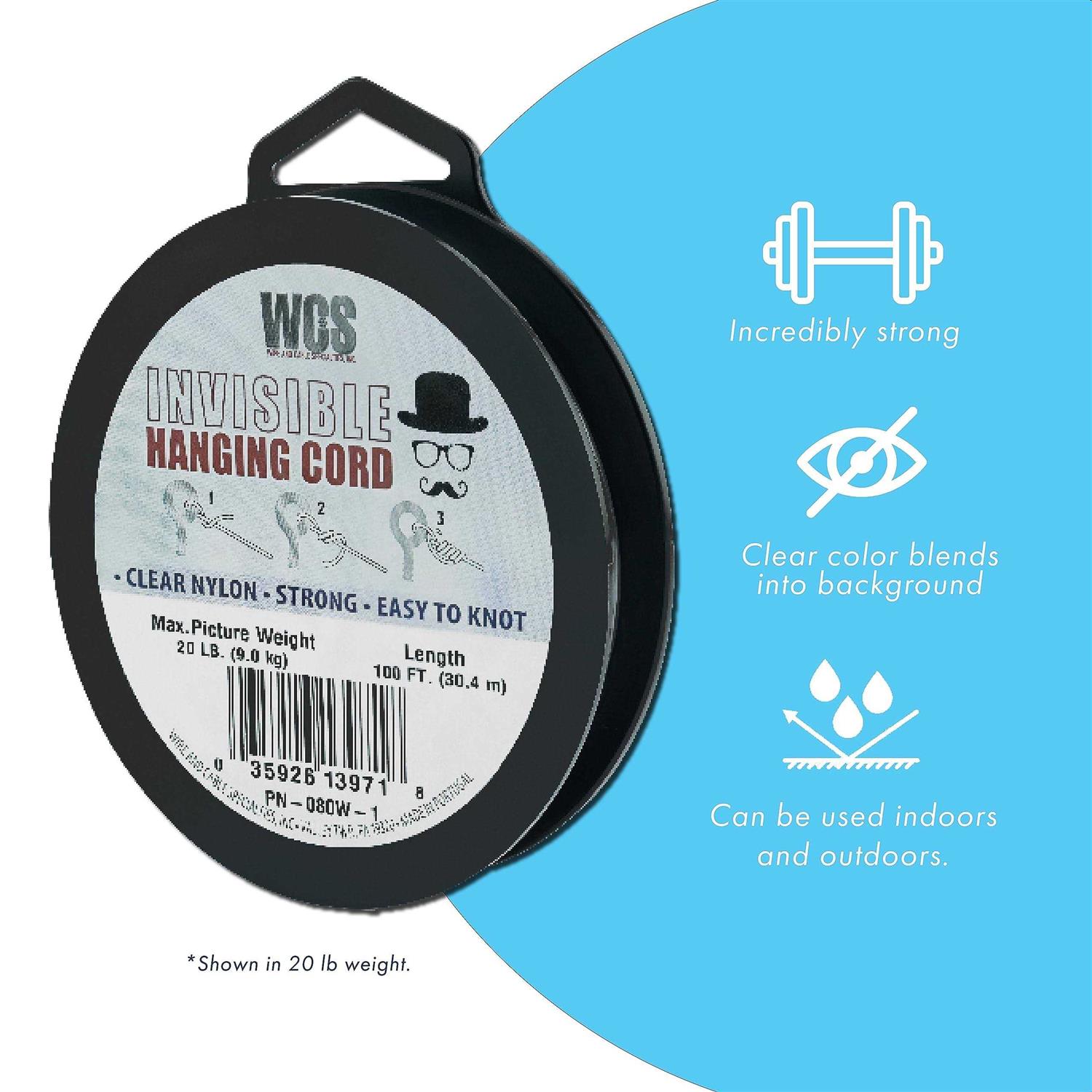 Hanging Solutions Invisible Hanging Cord	Hanging Solutions Invisible Hanging Cord - Cheap Fitting