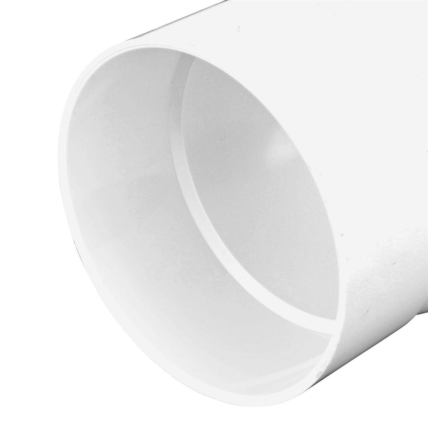 NDS 41P0 Schedule 35 4 in. Hub each X 4 in. D Hub PVC Elbow - Cheap Fitting