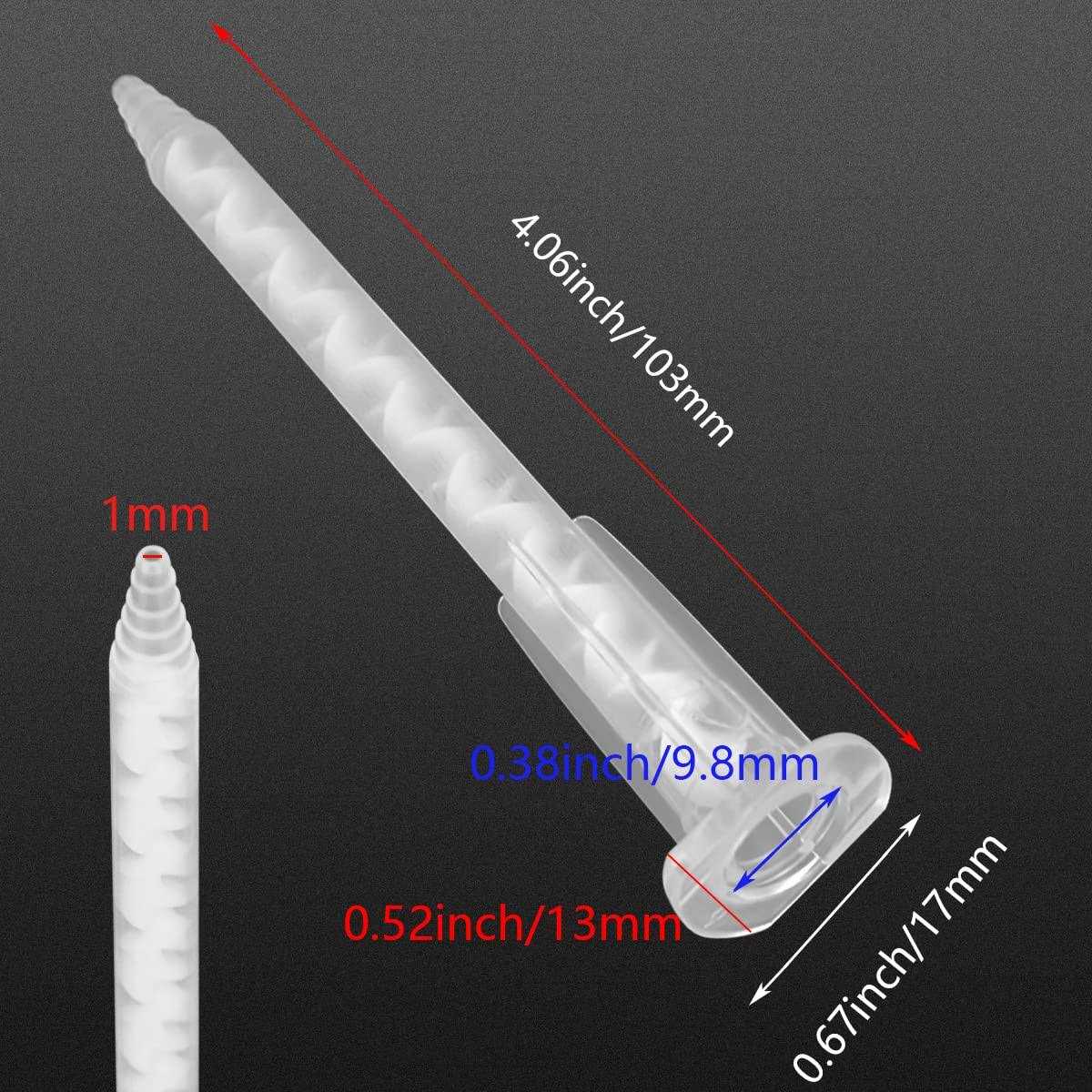 Epoxy Tubes Static Mixer Nozzle Mixing Tip for 50ml Adhesive Applicator Cartridges - Cheap Fitting