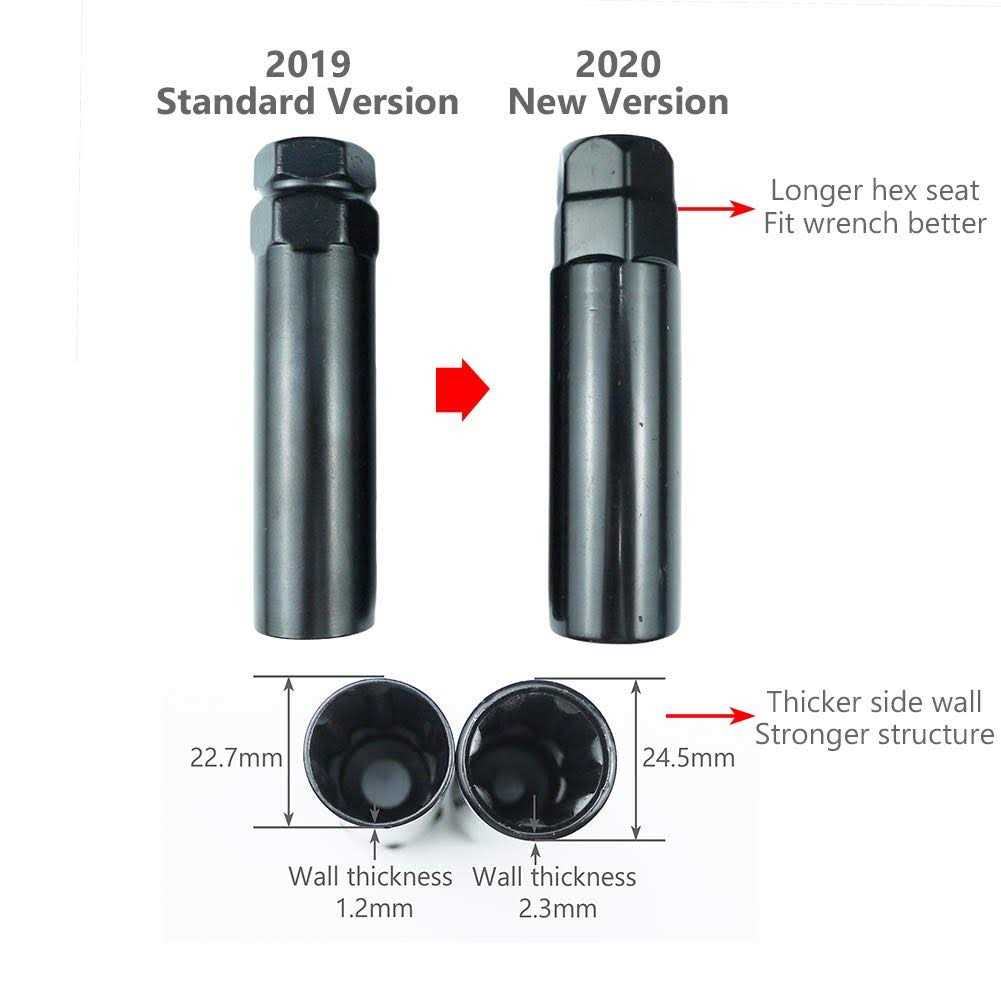 Wheel Connect Lug Nuts Key, for Spline Drive Lug Nuts and Bolts - Cheap Fitting