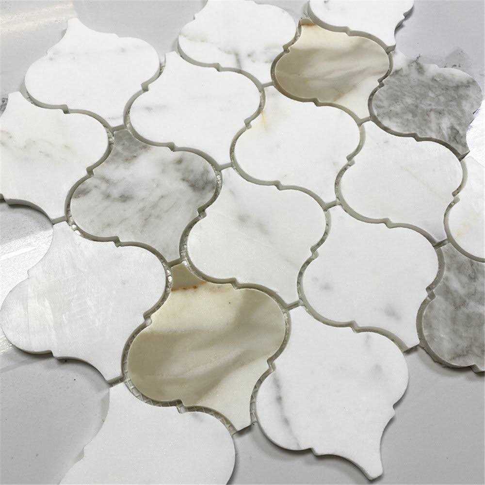 Calacatta 12 x 11 Marble Mosaic Tile Marble Online - Cheap Fitting