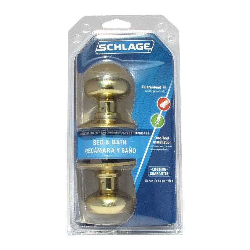Schlage Plymouth Privacy Knob - Cheap Fitting