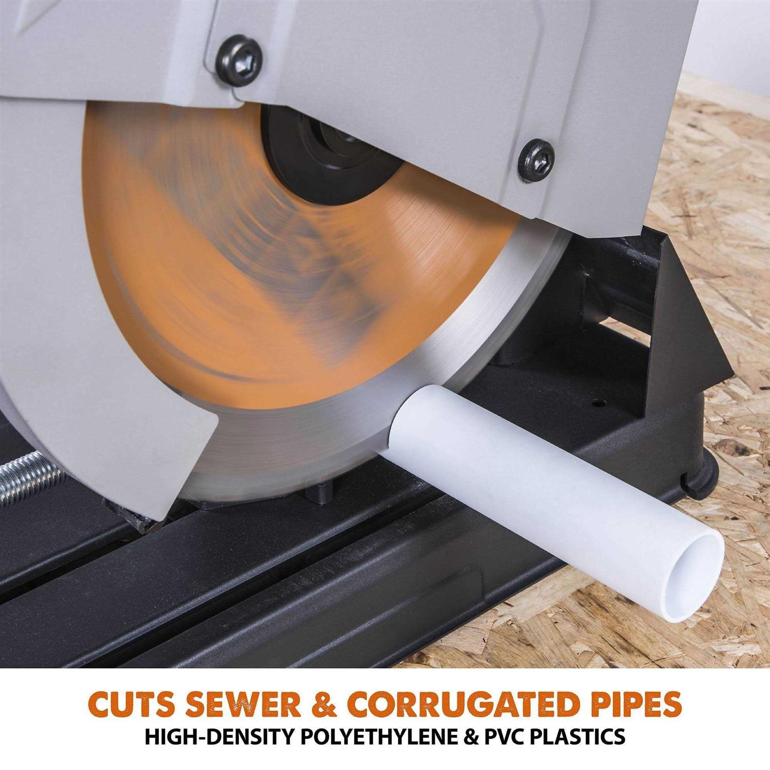 Evolution Power Tools 14 in. Multi-Material Chop Saw R355CPS - Cheap Fitting
