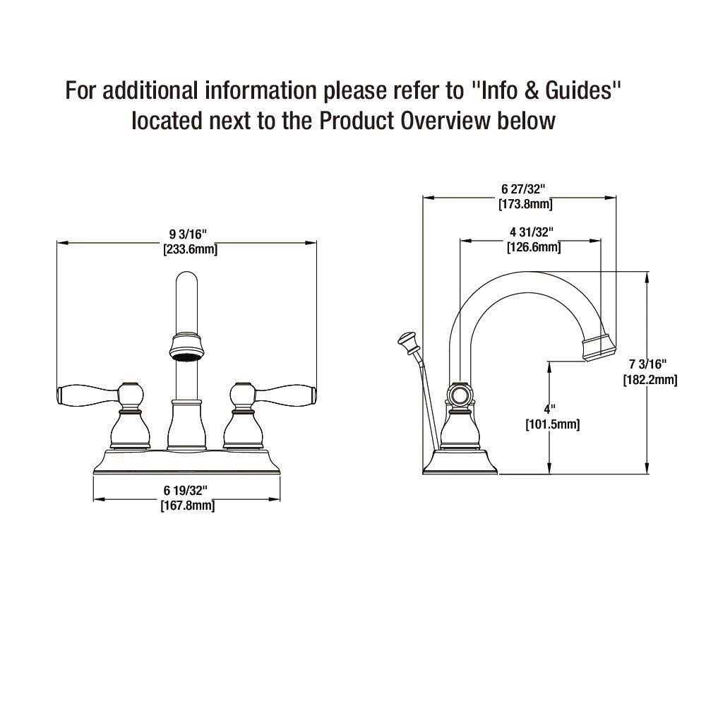 Glacier Bay Mandouri 4 in. Centerset 2-Handle LED High-Arc Bathroom Faucet - Cheap Fitting