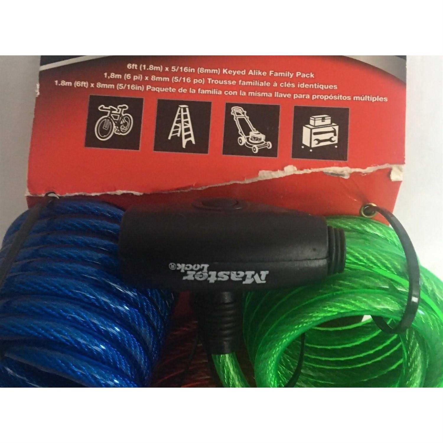 Master Lock 8127TRI Cable Lock - Cheap Fitting