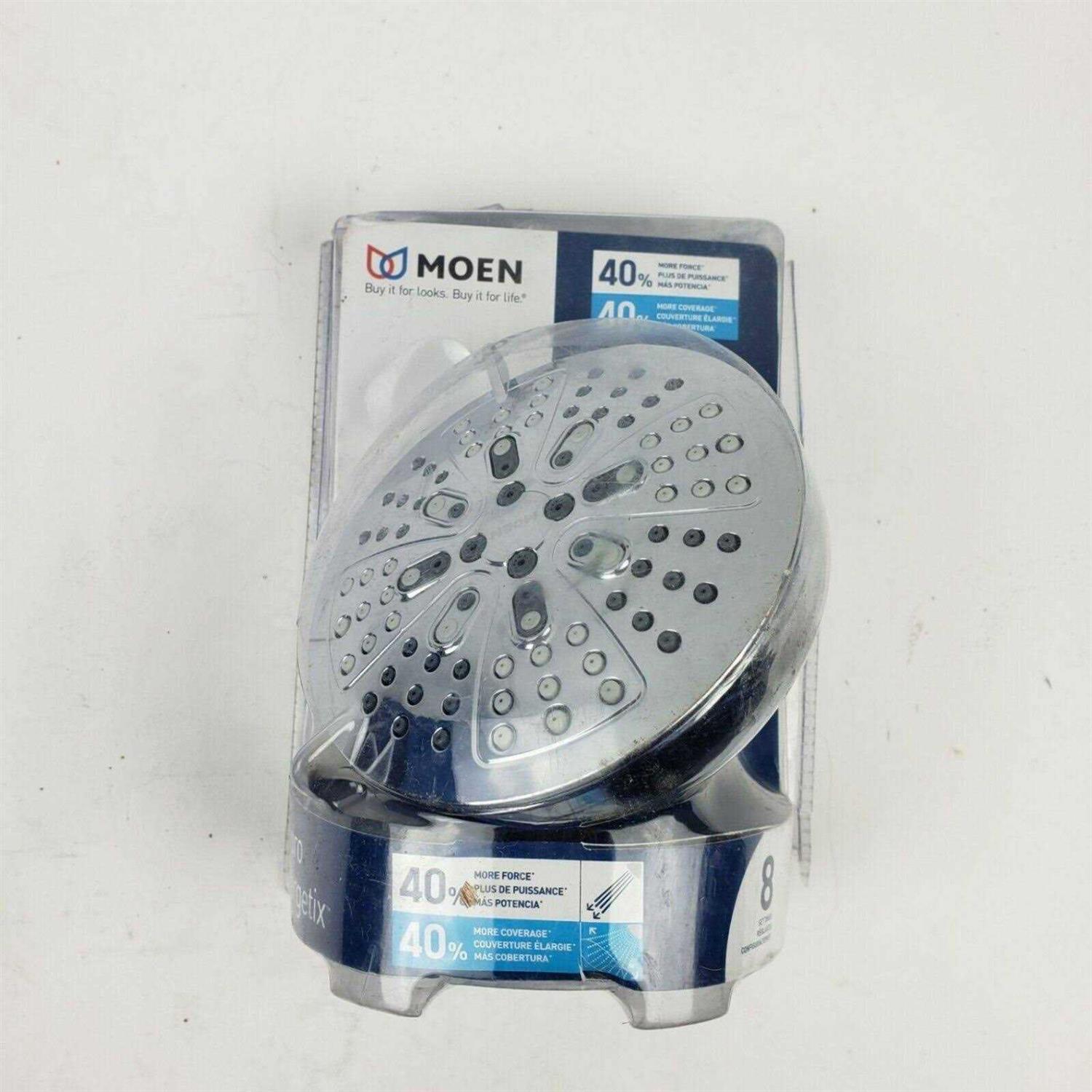 Moen Hydro Energetix 8-Spray 1.75 GPM Fixed Shower Head - Cheap Fitting