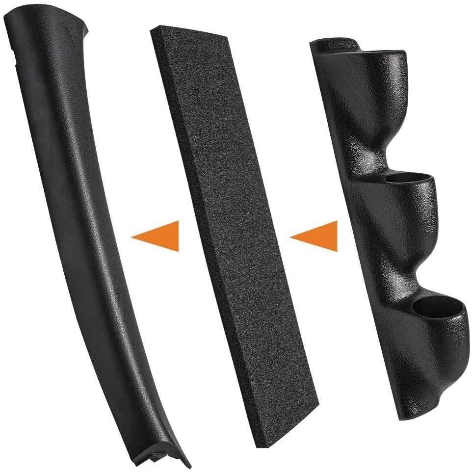 Glowshift Universal Black Triple Pillar Gauge Pod Fits Any Make/model - Cheap Fitting