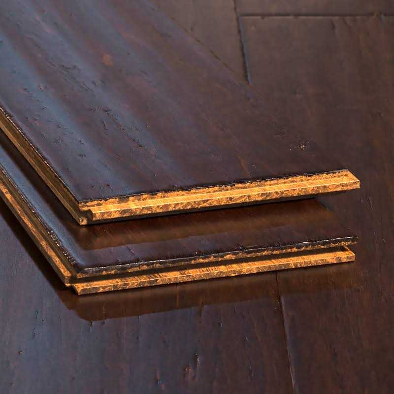 Dark Bamboo Flooring - Cheap Fitting