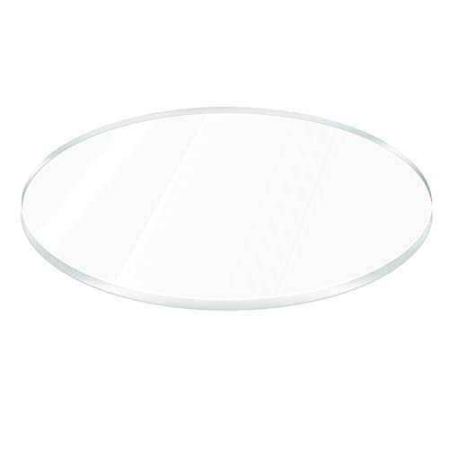 2 Pieces 1/4 Round Plexiglass Sheet Diameter Clear Acrylic Circle - Cheap Fitting