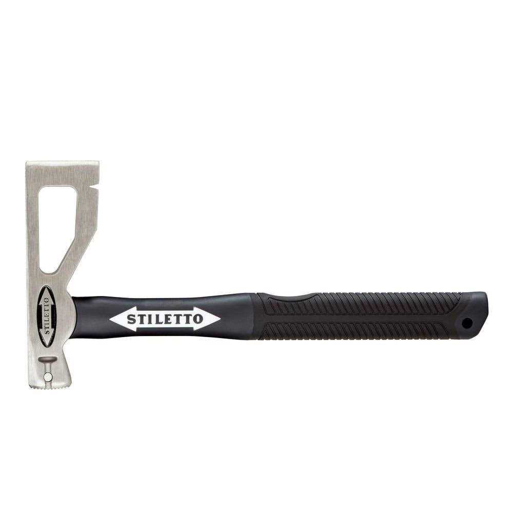 Stiletto LATHAXE10-F 10 oz. Titanium Lather’s Axe with Poly/Fiberglass Handle - Cheap Fitting