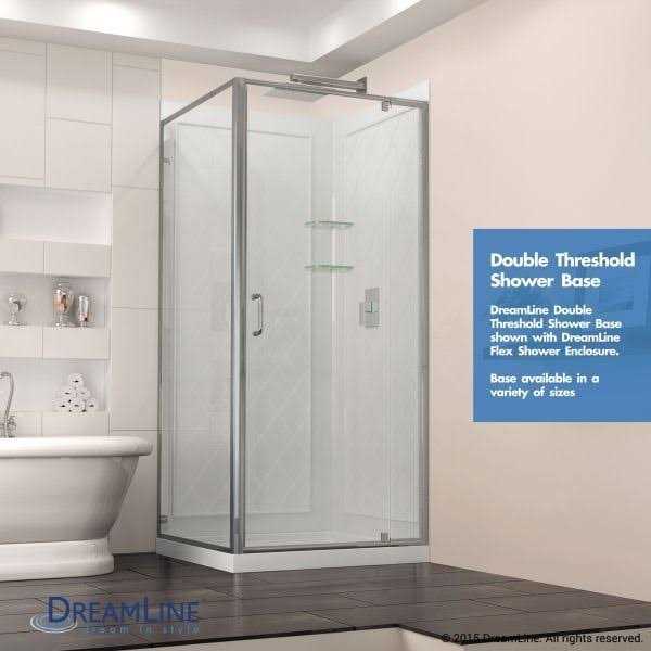 DreamLine DLT-1036482-88 SlimLine 48 W x 36 D Double Threshold Shower Base Finish - Cheap Fitting