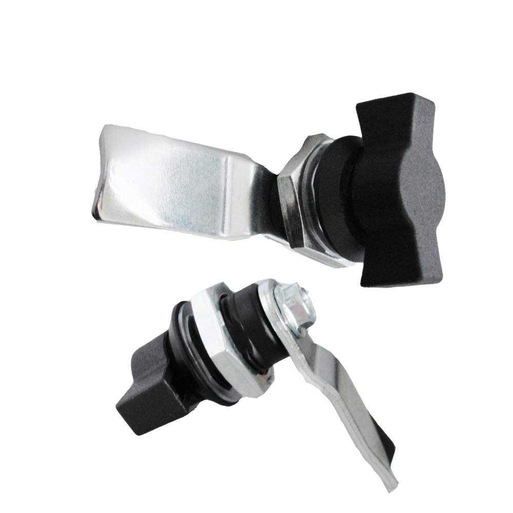 WJSKDQ 2pcs Thumb Operated Offset Cam Lock Thumb Cam Lock for Machine Cabinet Drawer - Cheap Fitting