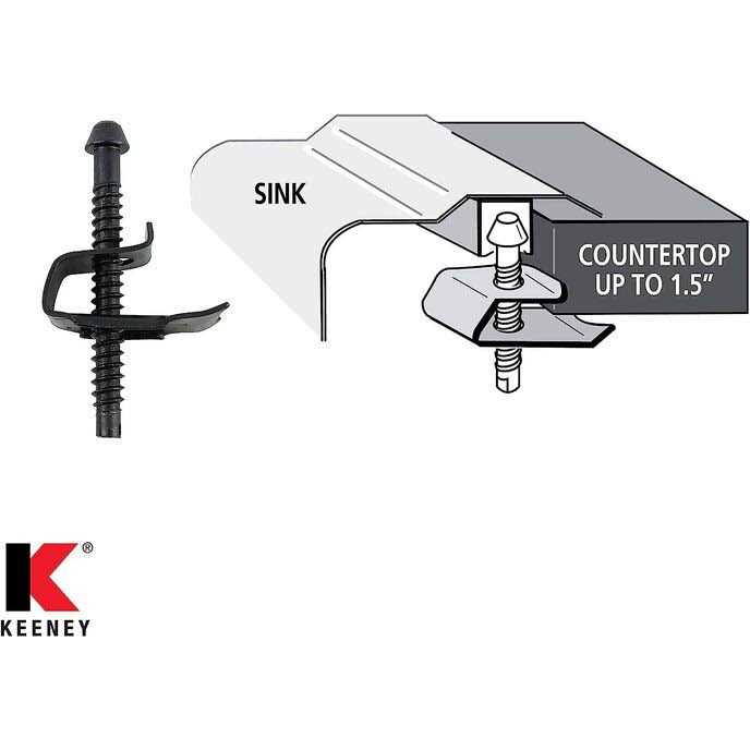 Plumb Pak Sink Clips for Elkay Stainless Steel Sink - Cheap Fitting