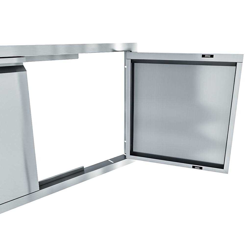 Sunstone Aruba Stainless Steel 2-Doors Access Door Unit - Cheap Fitting