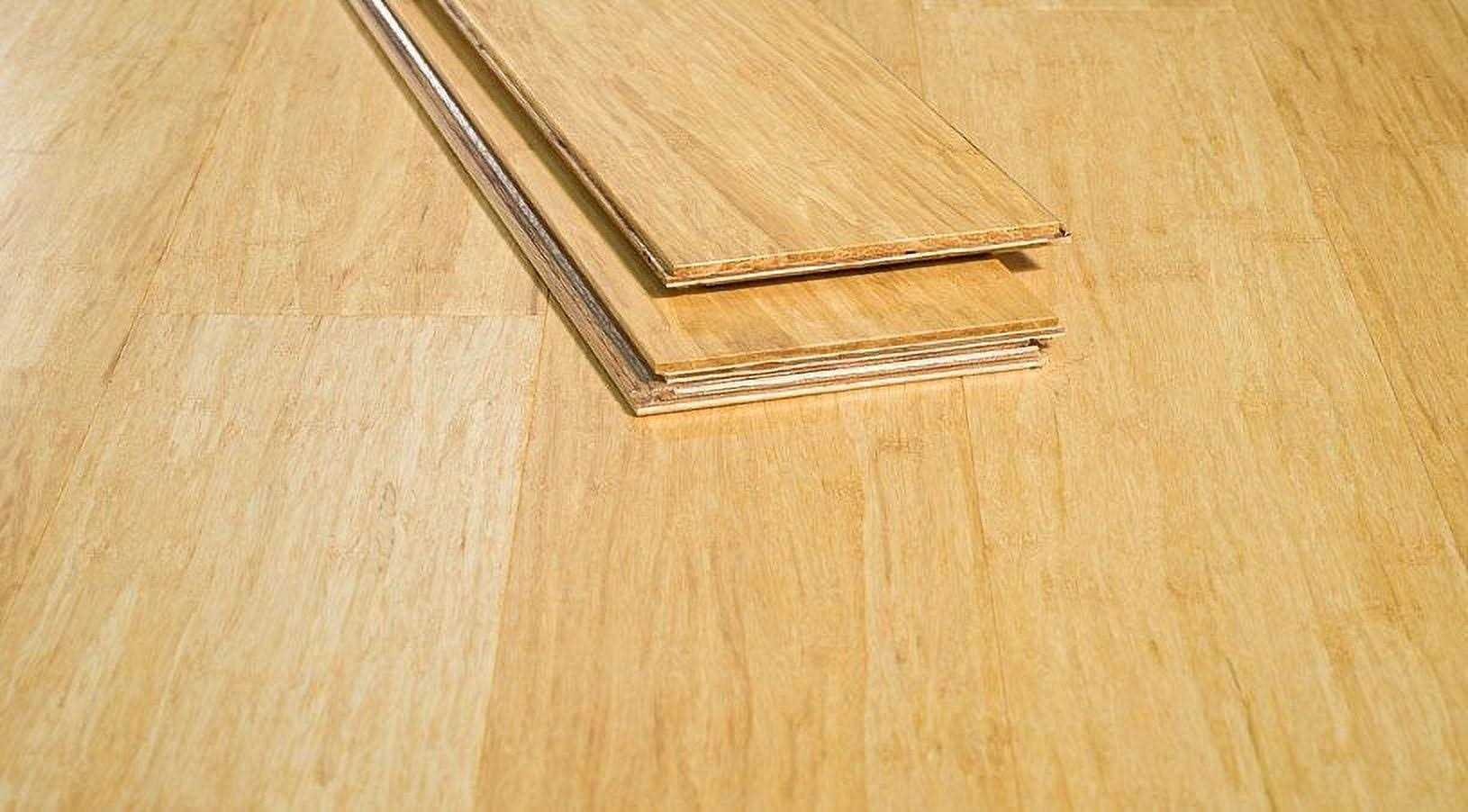 Natural Click-Lock 6ft Lengths Strand Bamboo Flooring - Cheap Fitting