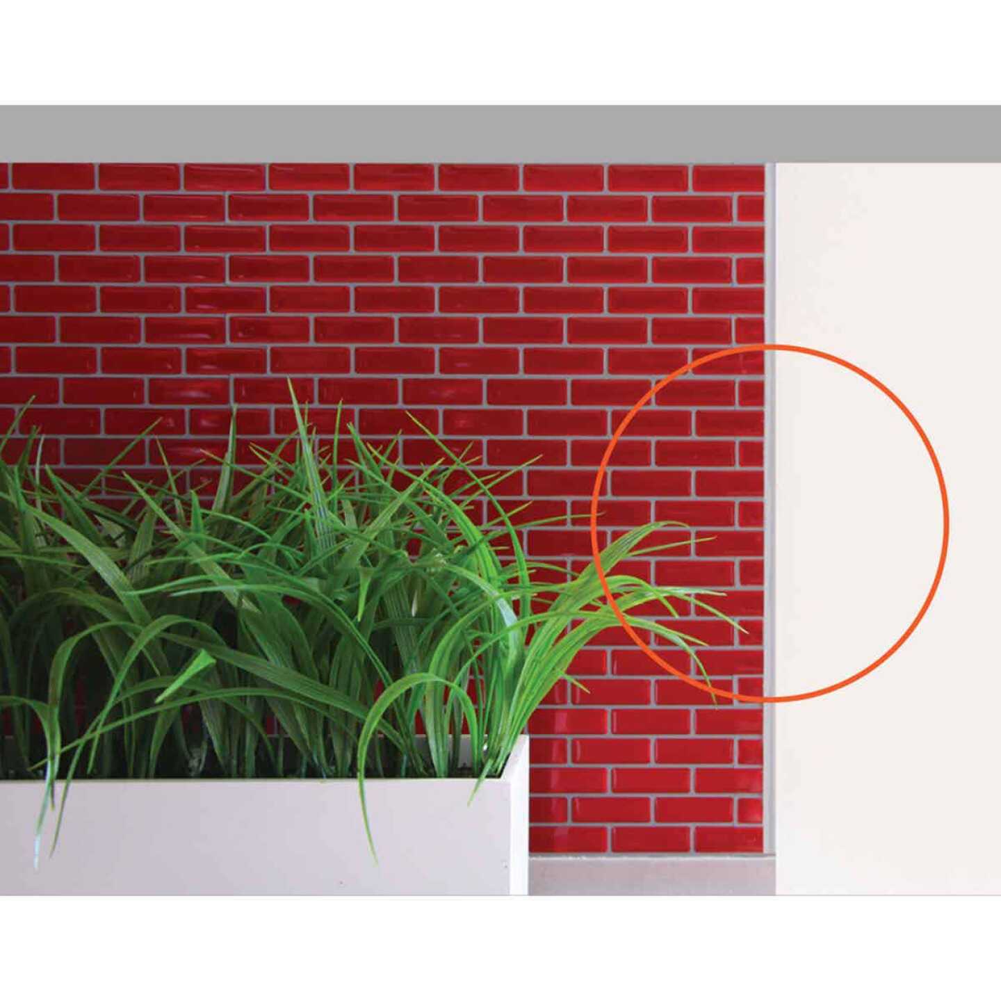 Smart Tiles Smart Edge Peel & Stick Finishing Trim, Silver - Cheap Fitting