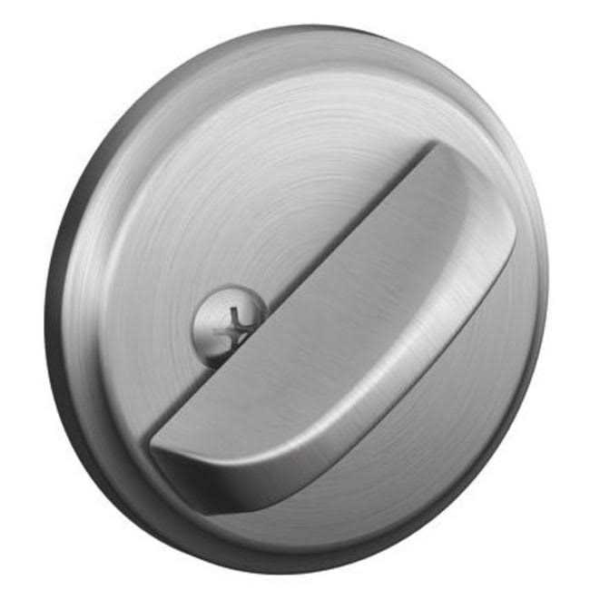 Schlage B81 One-Sided Deadbolt with Plate - Cheap Fitting
