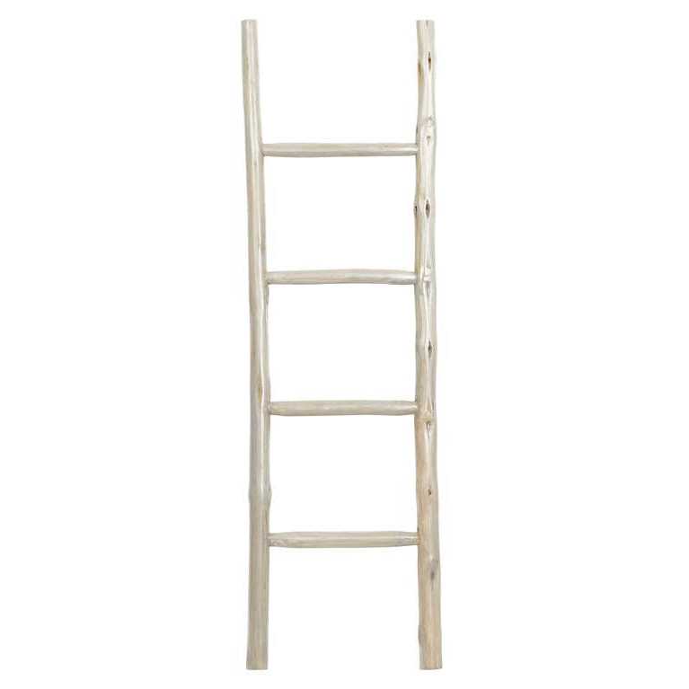 Studio 350 Brown Teak Wood Handmade 4 Rack Ladder - Cheap Fitting
