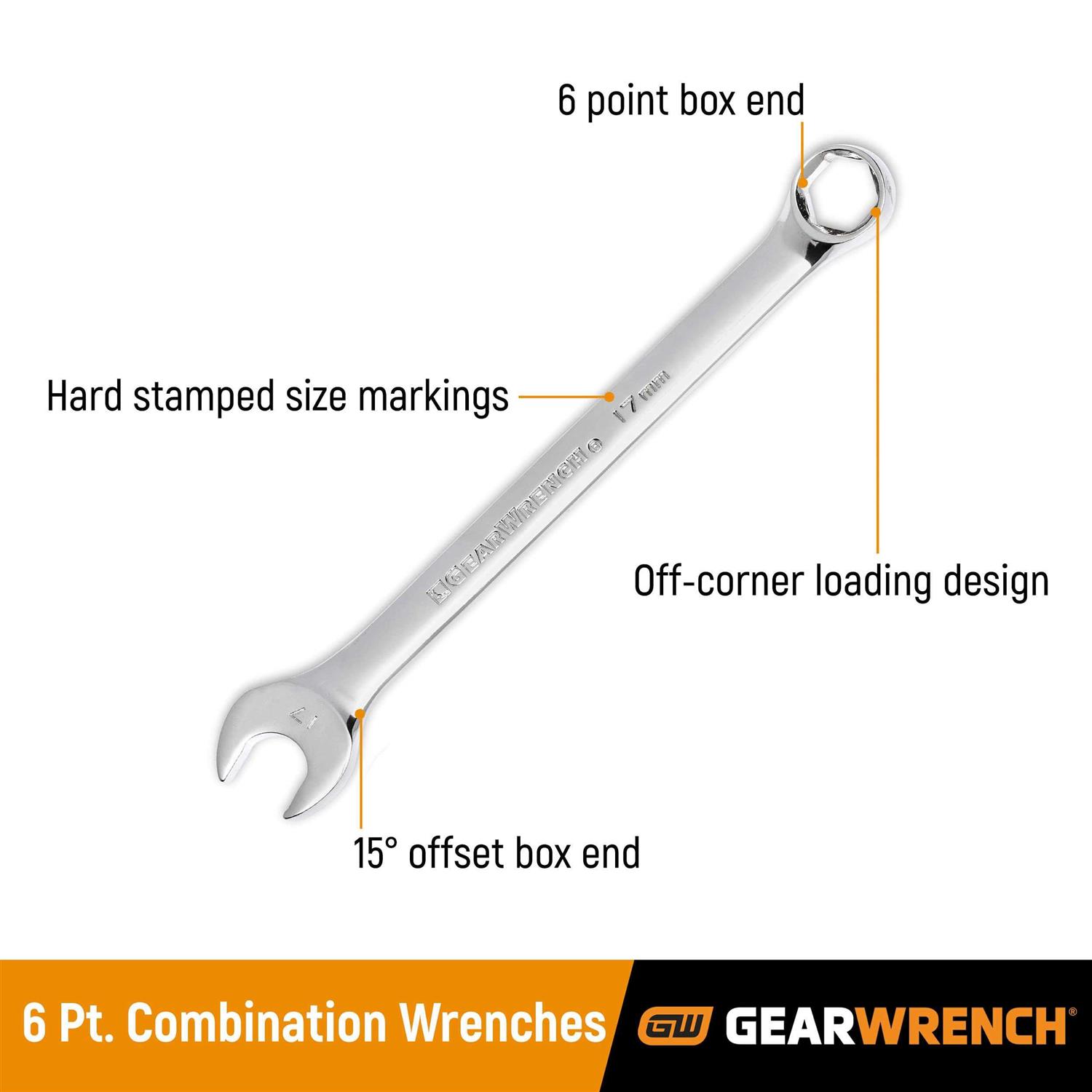 Gearwrench 81769 6 Point Combination Wrench - Cheap Fitting