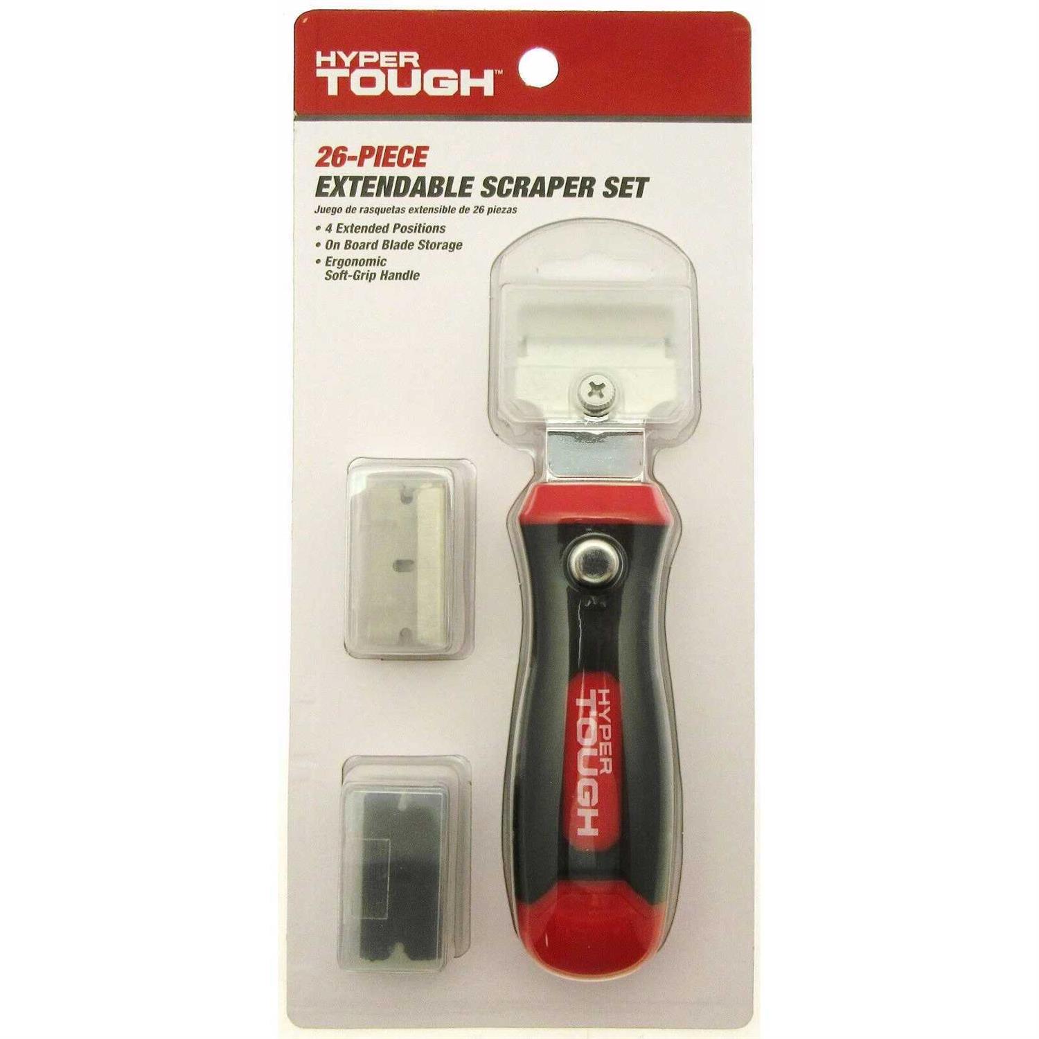 Hyper Tough 26-piece 9-inch Extendable Razor Blade Scraper with Replaceable Blades 2300V - Cheap Fitting